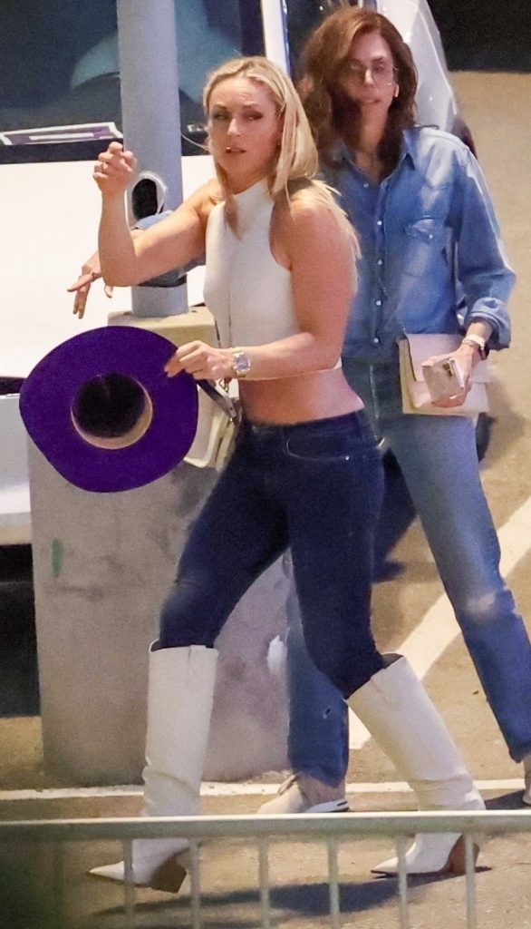 Lindsey Vonn in a White Top