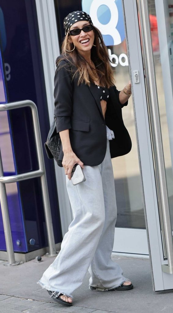 Myleene Klass in a Black Blazer