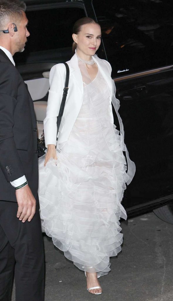 Natalie Portman in a White Dress