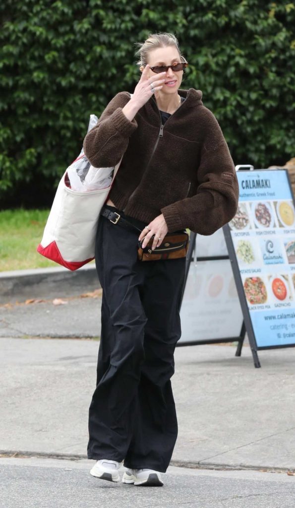 Whitney Port in a Black Pants