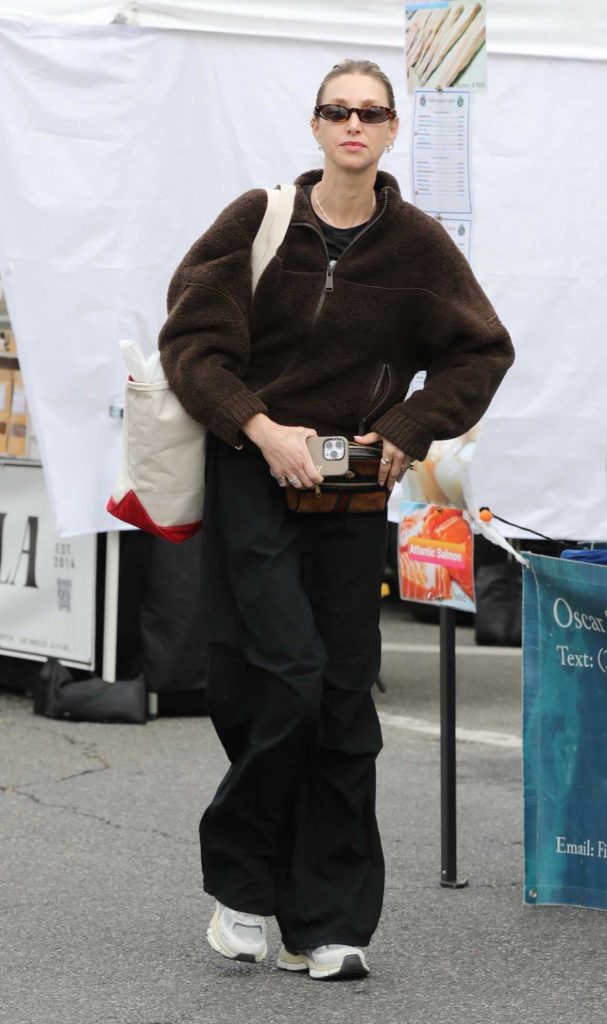 Whitney Port in a Black Pants