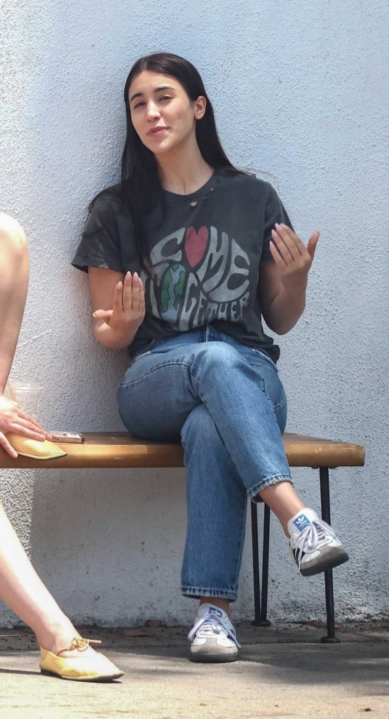 Caylee Cowan in a Black Tee