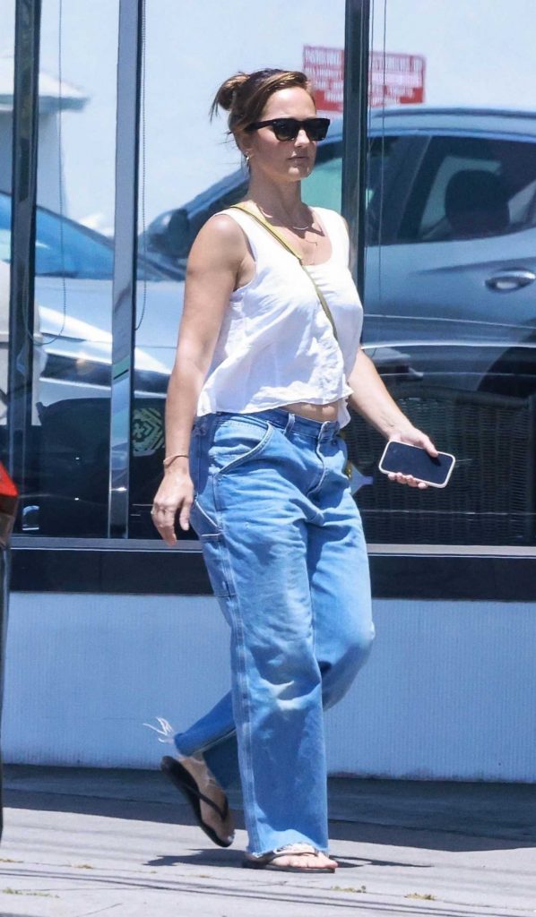 Minka Kelly in a White Top