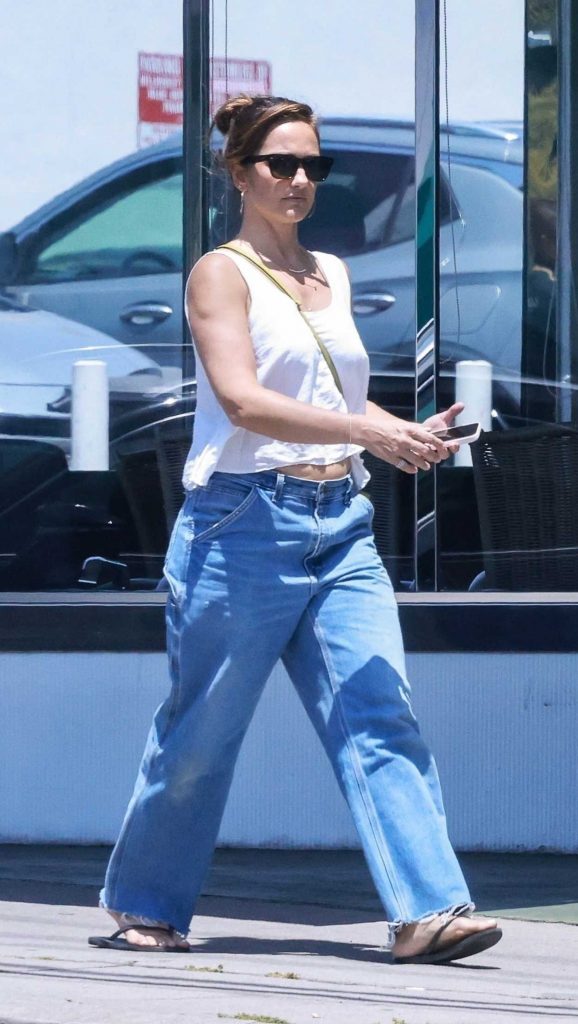 Minka Kelly in a White Top