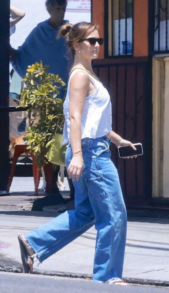 Minka Kelly in a White Top