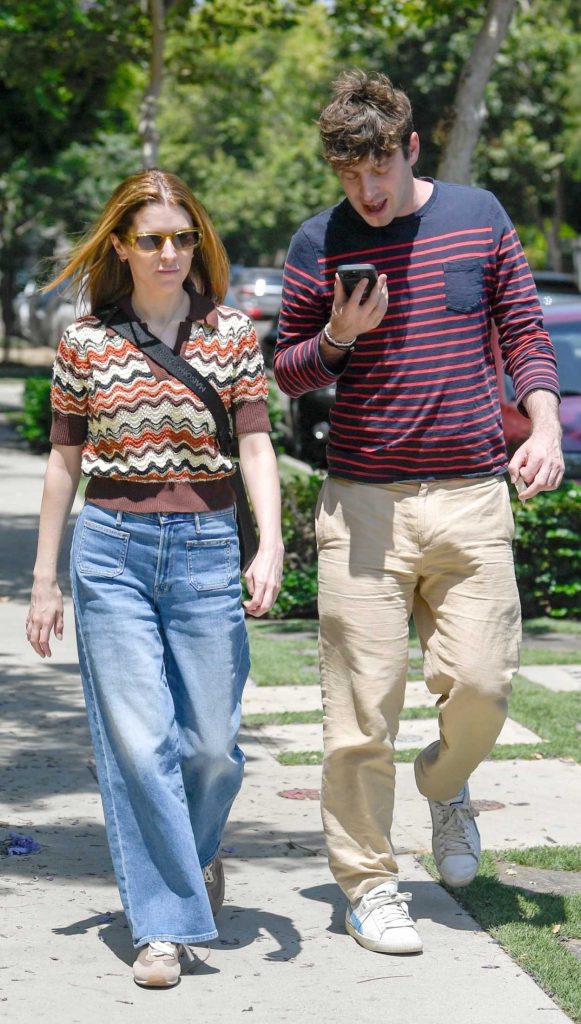 Anna Kendrick in a Blue Jeans