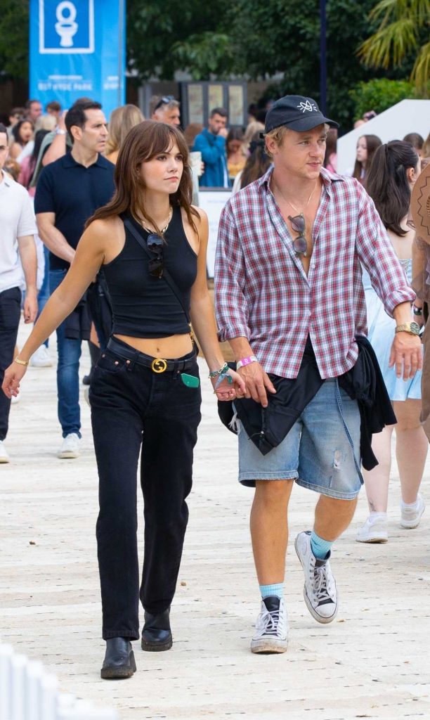 Emilia Jones in a Black Top