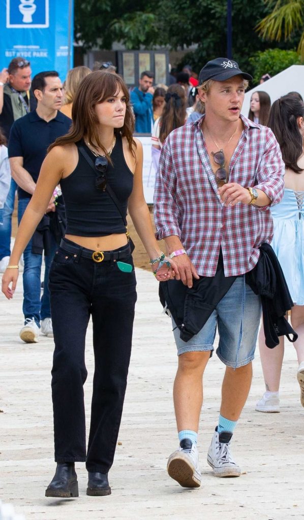 Emilia Jones in a Black Top