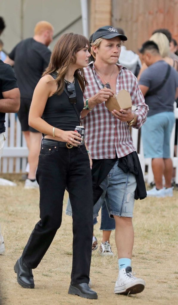 Emilia Jones in a Black Top