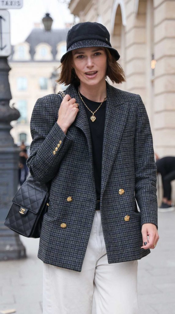 Keira Knightley in a White Jeans