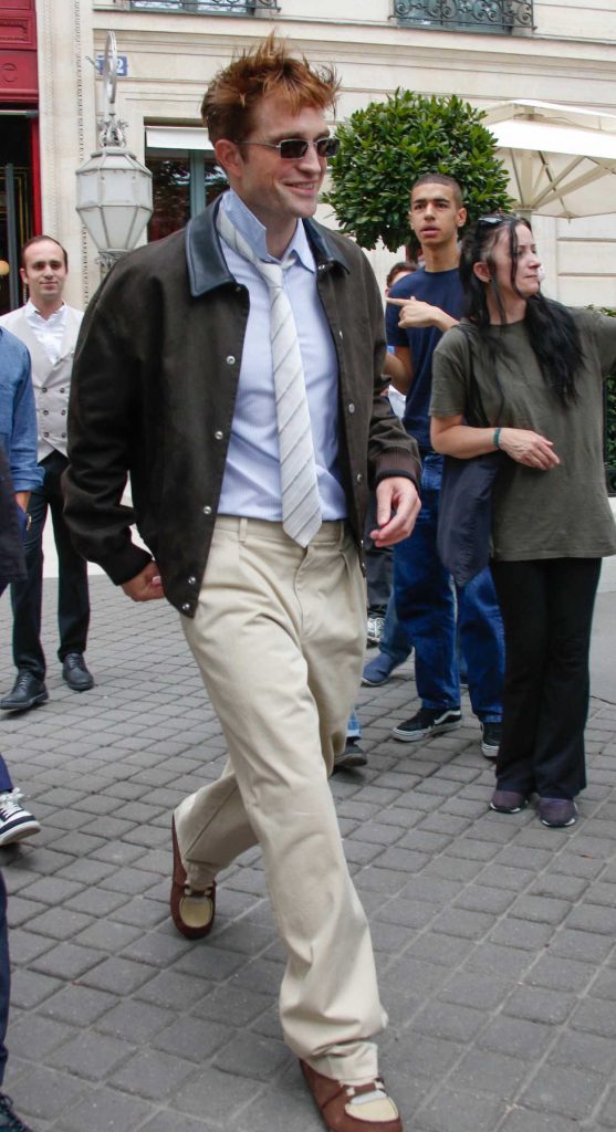 Robert Pattinson in a Beige Pants