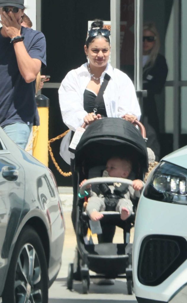 Vanessa Hudgens in a White Shirt