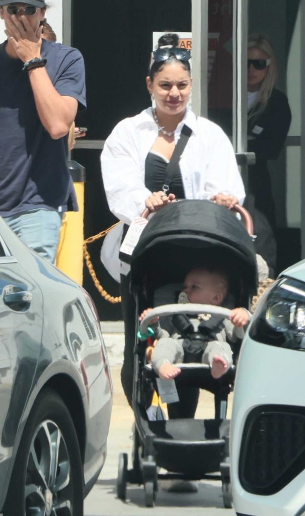 Vanessa Hudgens in a White Shirt