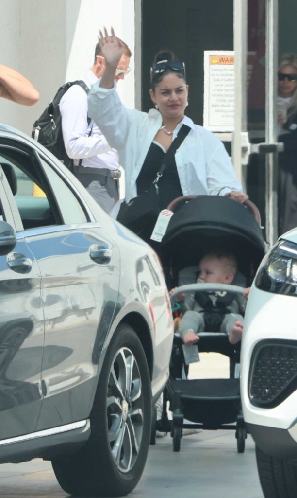 Vanessa Hudgens in a White Shirt