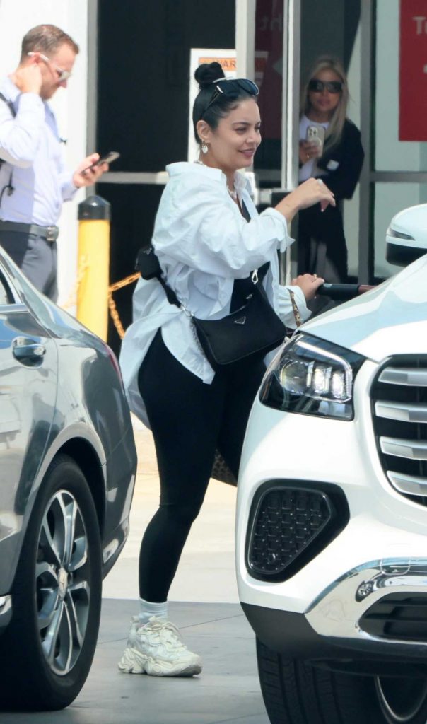 Vanessa Hudgens in a White Shirt