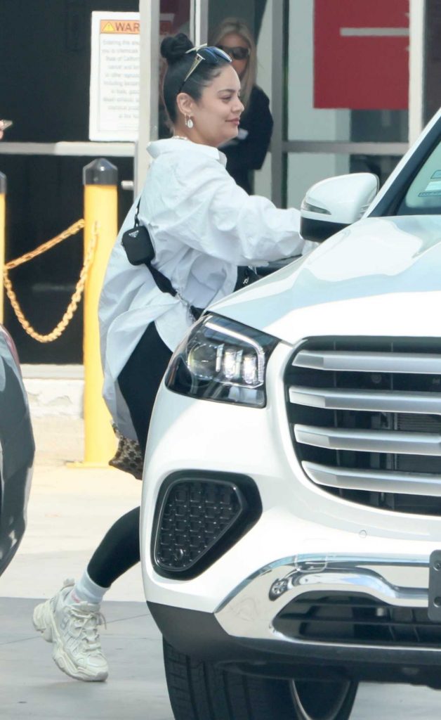 Vanessa Hudgens in a White Shirt