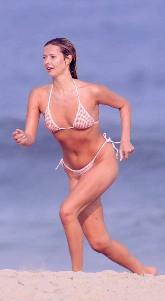 Apple Martin in a Pink Bikini