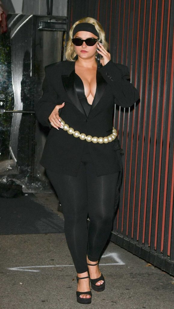 Bebe Rexha in a Black Blazer