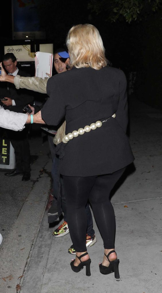 Bebe Rexha in a Black Blazer