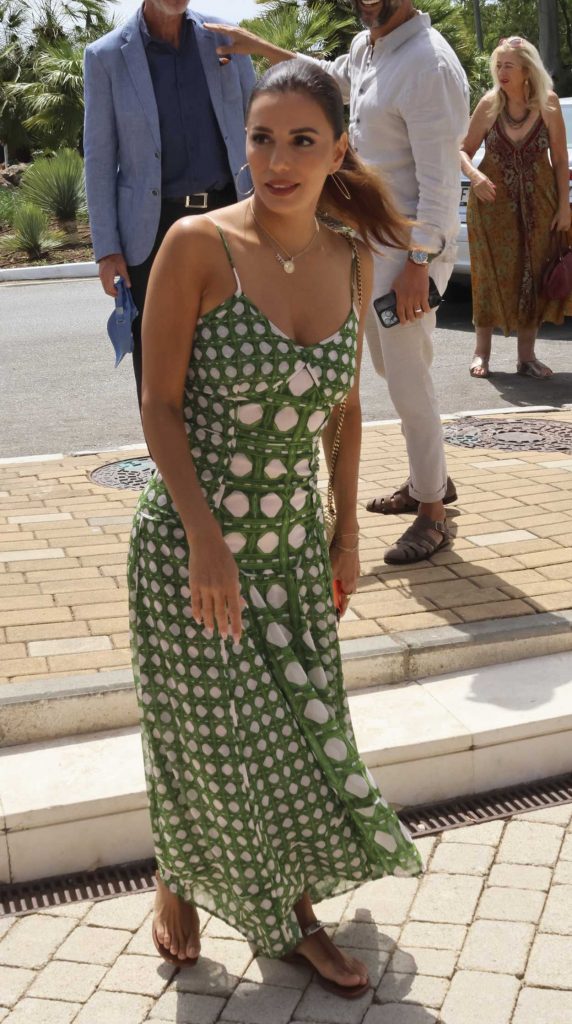 Eva Longoria in a Green Dress