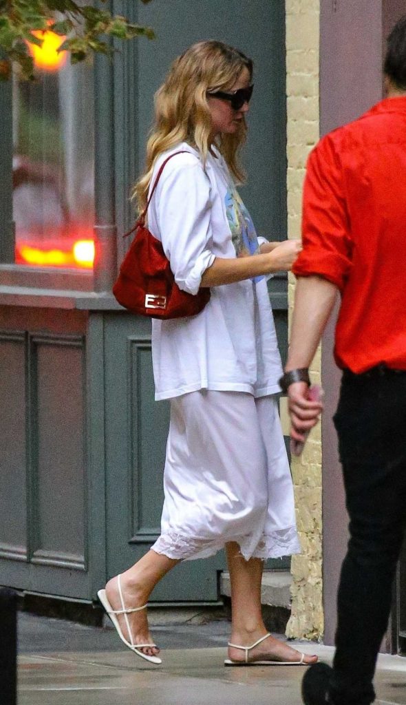 Jennifer Lawrence in a White Outfit