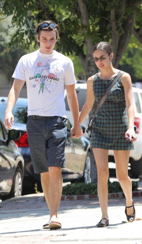 Olivia Rodrigo in a Plaid Green Mini Dress