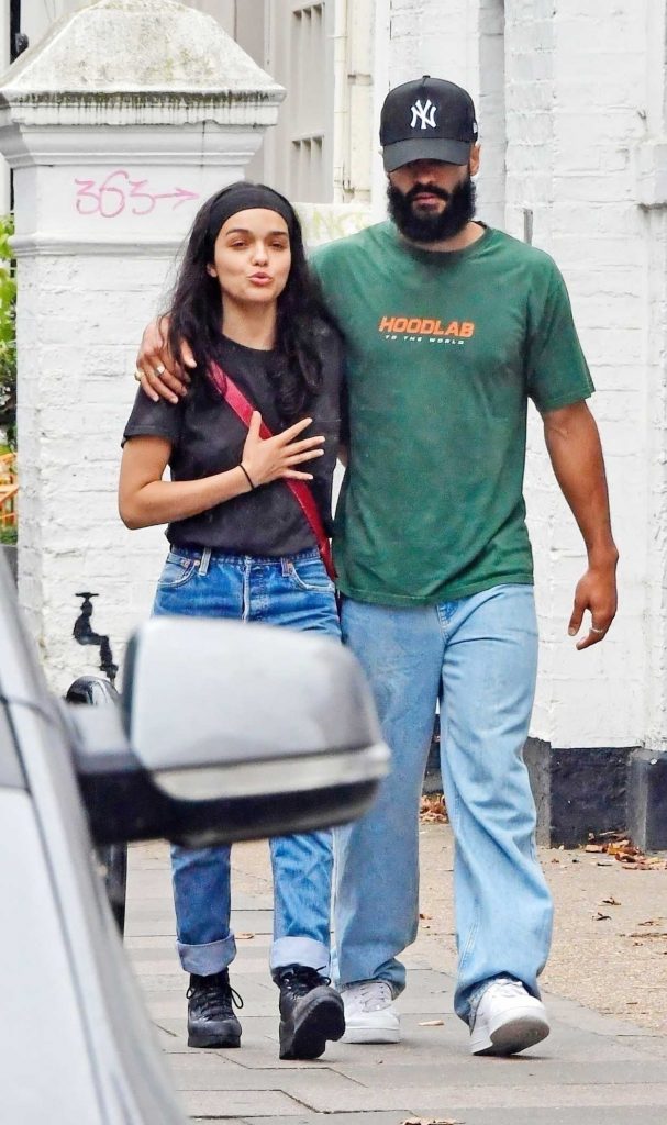 Rachel Zegler in a Blue Jeans