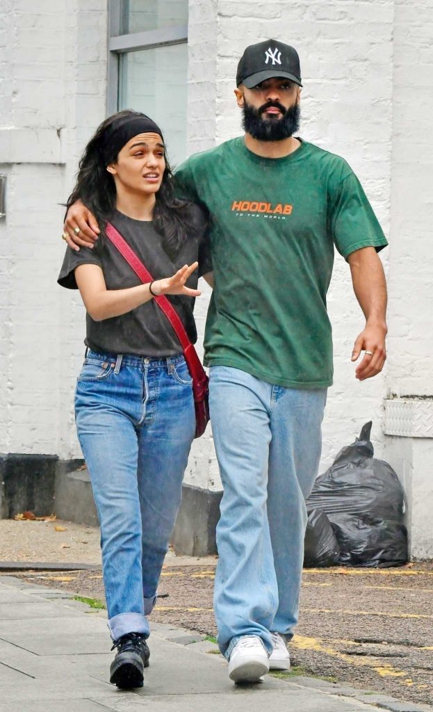 Rachel Zegler in a Blue Jeans