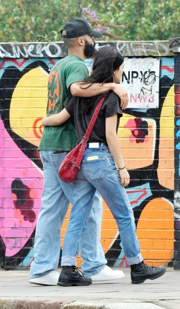 Rachel Zegler in a Blue Jeans