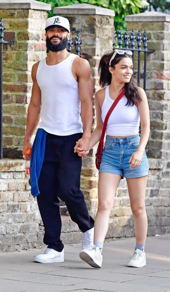 Rachel Zegler in a White Top