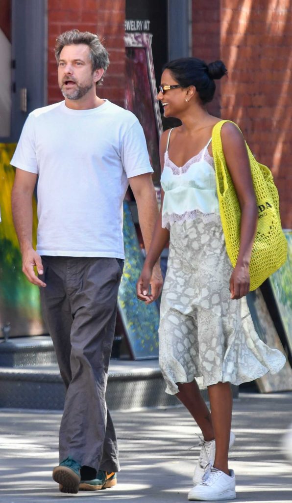 Simone Ashley in a White Sneakers