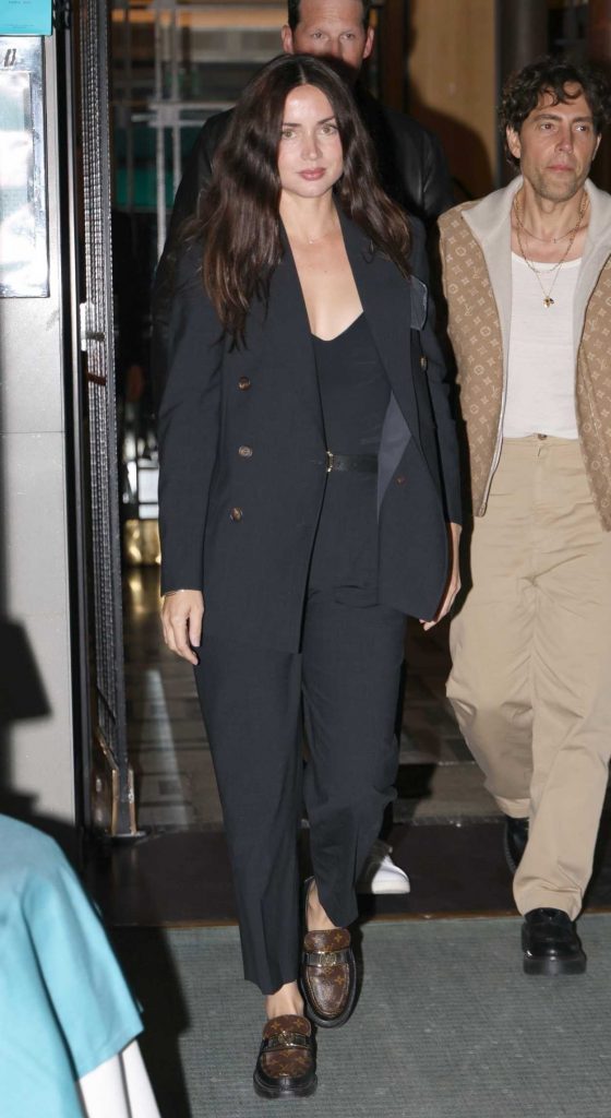 Ana de Armas in a Black Blazer