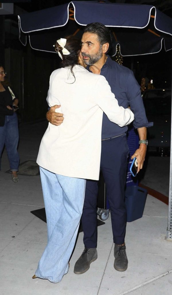 Eva Longoria in a White Blazer
