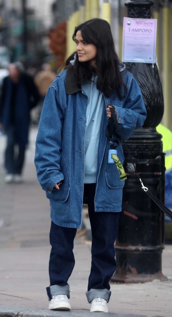 Rachel Zegler in a White Sneakers