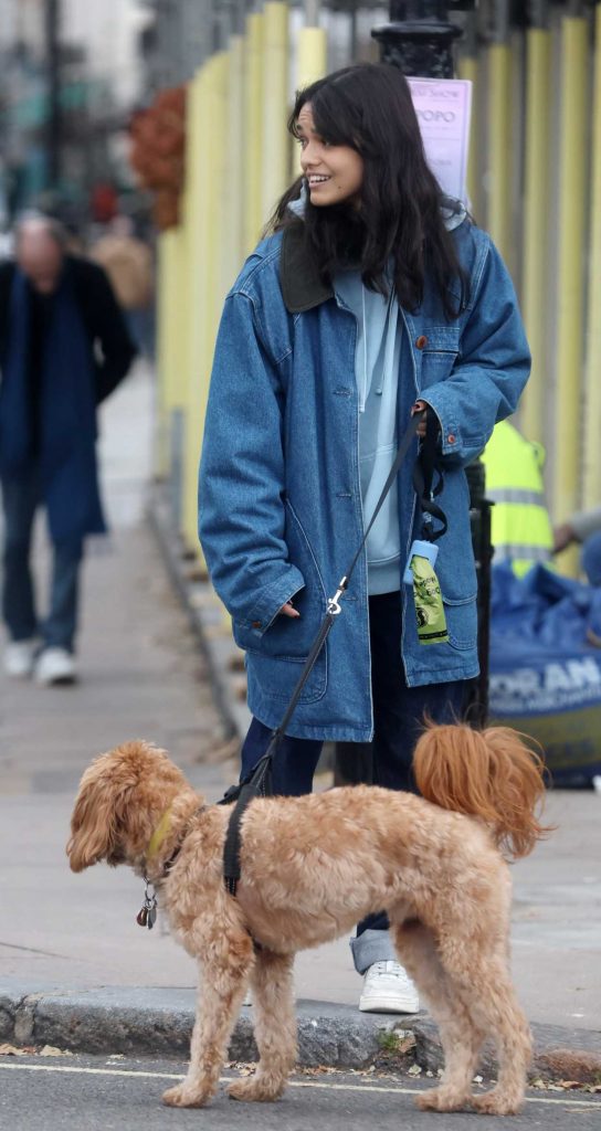 Rachel Zegler in a White Sneakers