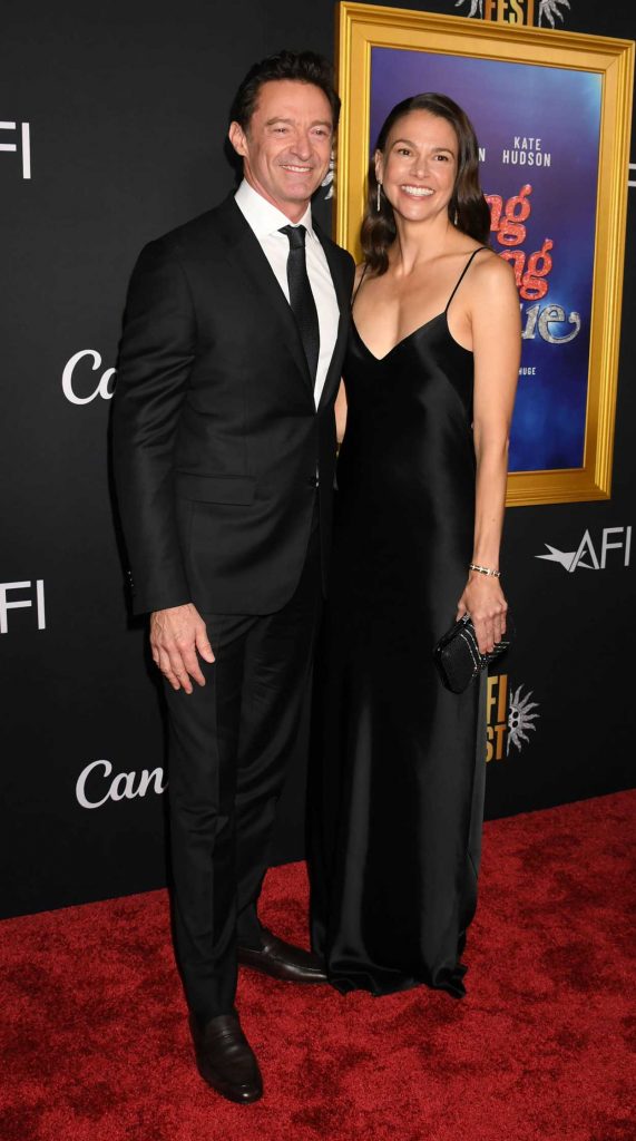 Sutton Foster and Hugh Jackman