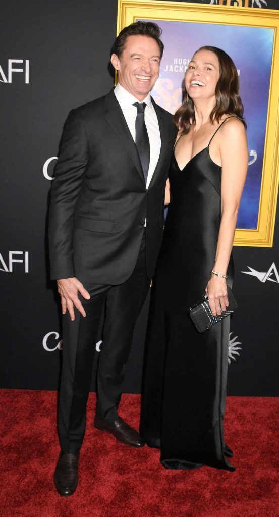 Sutton Foster and Hugh Jackman