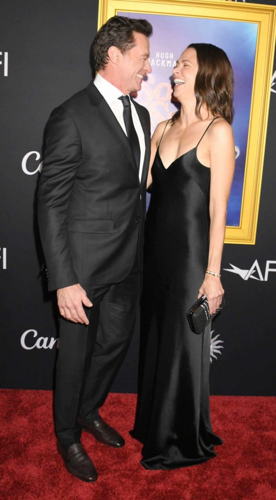 Sutton Foster and Hugh Jackman