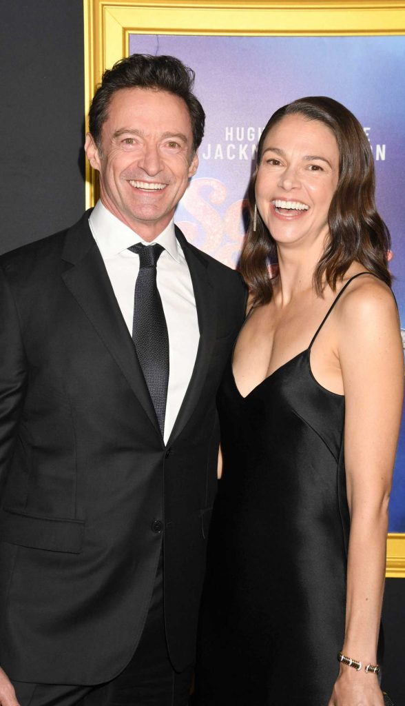 Sutton Foster and Hugh Jackman