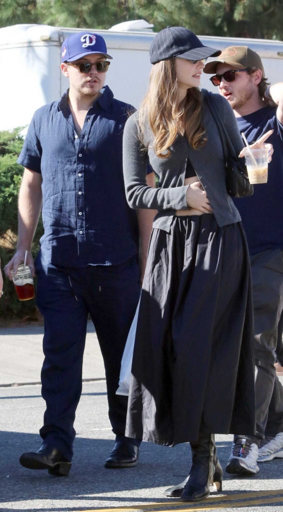 Barbara Palvin in a Black Cap