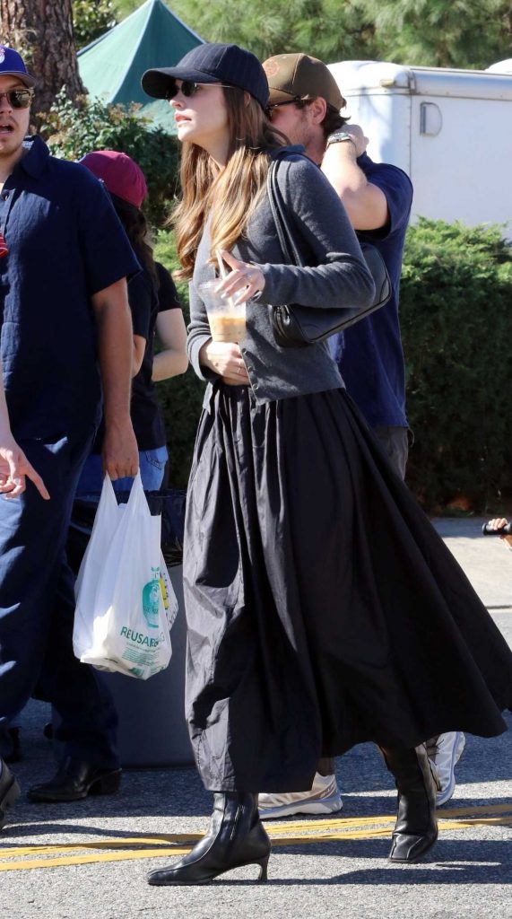 Barbara Palvin in a Black Cap