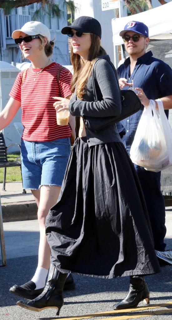 Barbara Palvin in a Black Cap