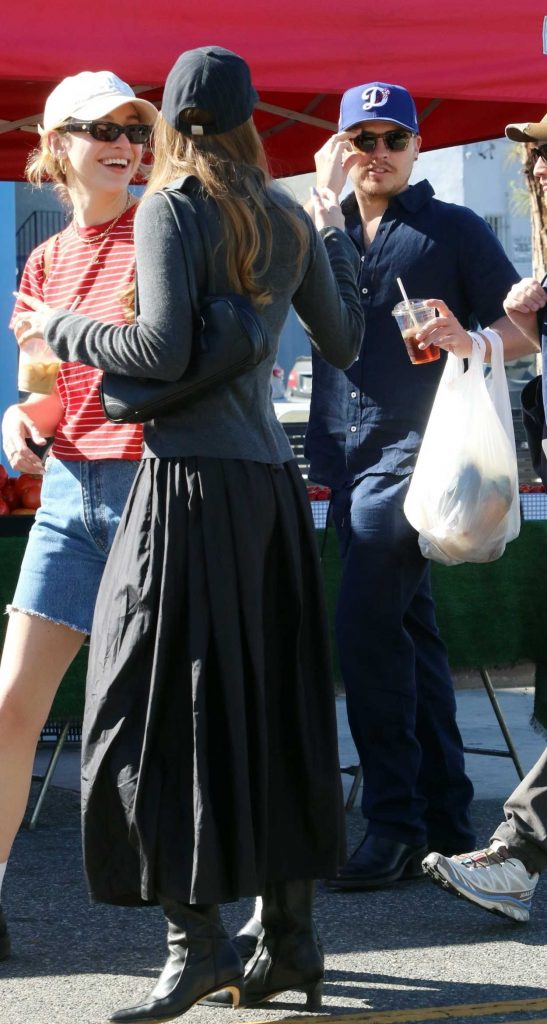 Barbara Palvin in a Black Cap