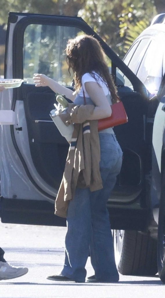 Joey King in a Blue Jeans