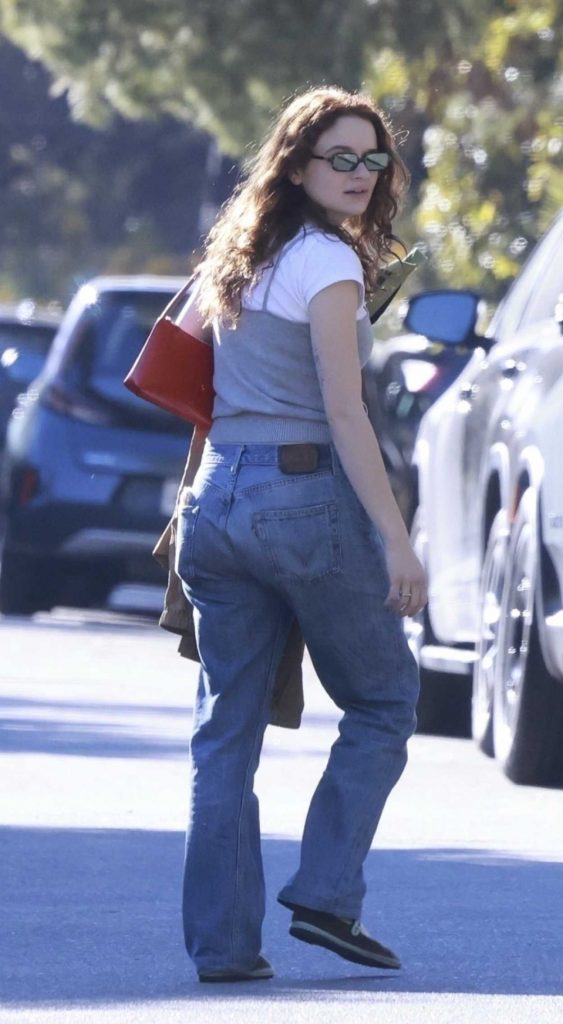 Joey King in a Blue Jeans