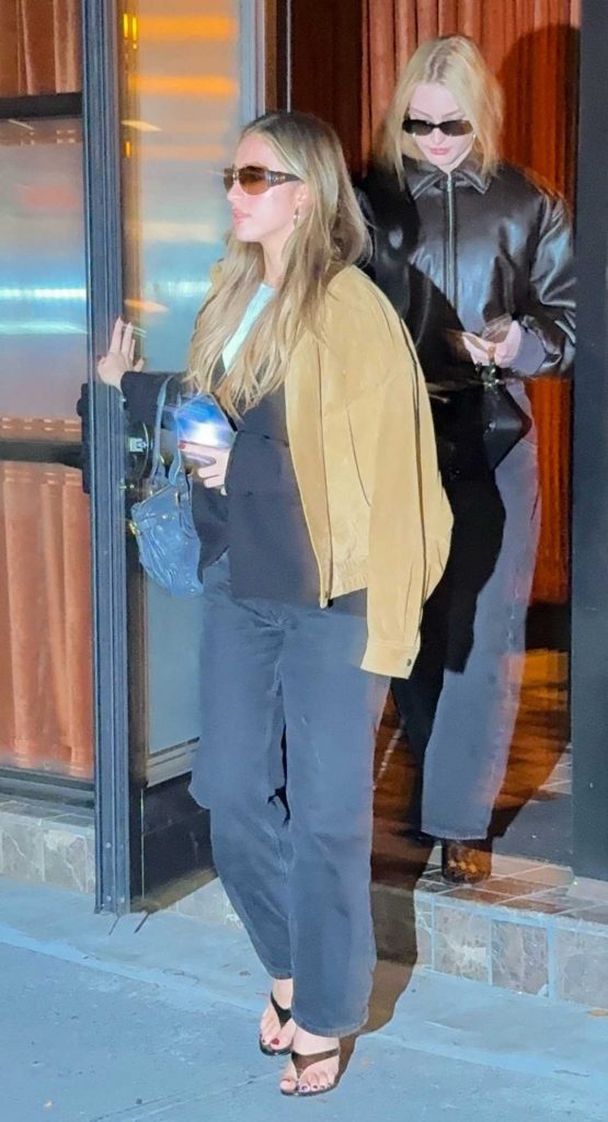 Tate McRae in a Yellow Jacket