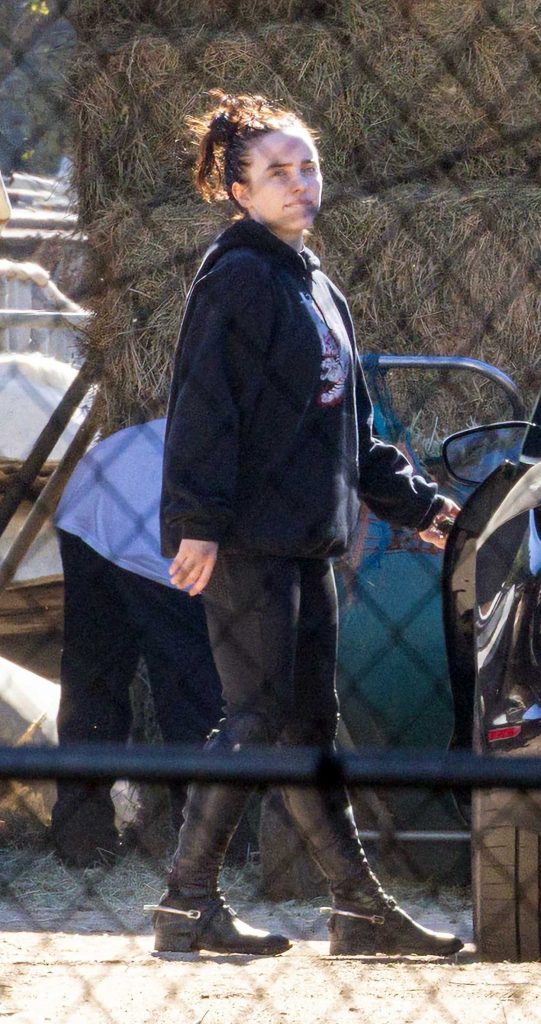 Billie Eilish in a Black Hoodie