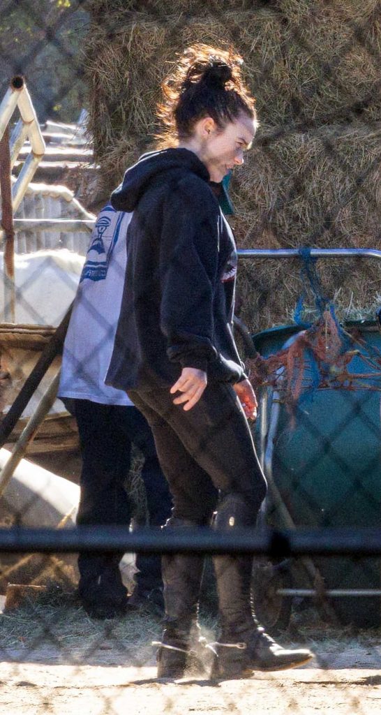 Billie Eilish in a Black Hoodie