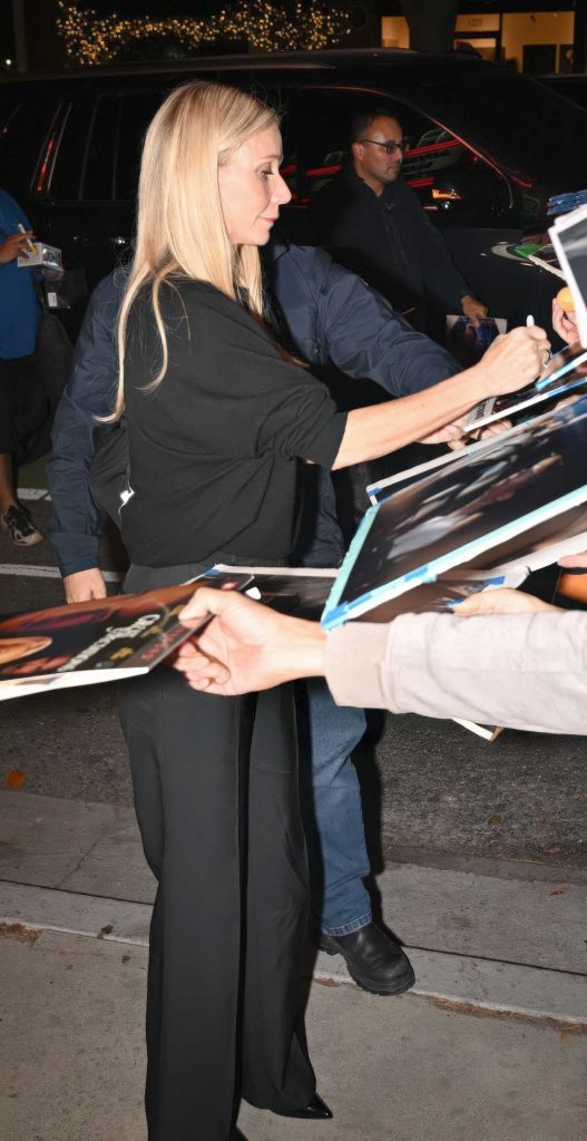 Gwyneth Paltrow in a Black Blouse