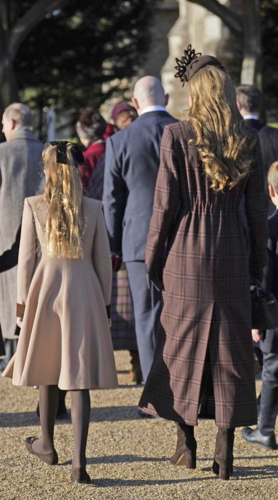 Kate Middleton in a Brown Coat